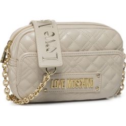 Torebka LOVE MOSCHINO - JC4002PP1ALA0110 Avorio. Brązowe torebki klasyczne damskie Love Moschino, bez wzorów, ze skóry ekologicznej, eleganckie, bez dodatków. W wyprzedaży za 519,00 zł.