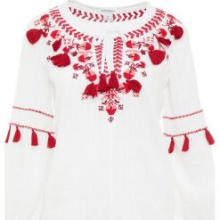 Club Monaco OHNAY TOP Tunika pure white. Białe topy damskie marki Club Monaco, bez wzorów, z bawełny, bez kołnierzyka, bez rękawów. Za 799,00 zł.