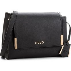 Torebka LIU JO - S Crossbody Isola A68005 E0087 Nero 22222. Czarne listonoszki damskie marki Liu Jo, ze skóry ekologicznej. Za 499,00 zł.