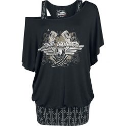Amon Amarth EMP Signature Collection Koszulka damska czarny/ciemnoszary. Szare koszulki damskie marki Amon Amarth, xl, z nadrukiem, z materiału, z dekoltem na plecach. Za 79,90 zł.