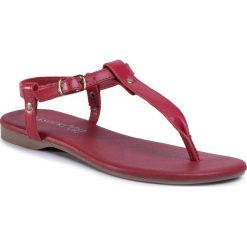 Sandały LASOCKI - TTT-CLOUD-01 Red. Czerwone klapki damskie Lasocki, bez wzorów, ze skóry ekologicznej, bez obcasa, na obcasie. Za 99,99 zł.