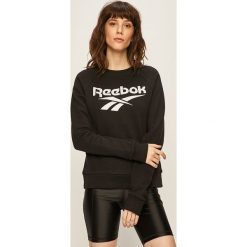 Reebok Classic - Bluza. Czarne bluzy damskie Reebok Classic, s, z nadrukiem, z elastanu, bez rękawów, bez kaptura. Za 179,90 zł.