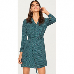 Sukienka mini we wzory - Turkusowy. Niebieskie sukienki mini marki Reserved. Za 89,99 zł.