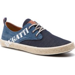Espadryle BUGATTI - 321-72302-6900-4100 Dark Blue. Niebieskie espadryle męskie Bugatti, z materiału. W wyprzedaży za 209,00 zł.