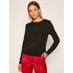 Sweter Desigual Melisa 20WWJFB5. Czarne swetry damskie Desigual, xxl, bez wzorów, klasyczne, bez rękawów, bez kaptura. Za 299,00 zł.