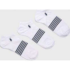 Polo Ralph Lauren - Skarpety (3-pack). Białe skarpetki męskie Polo Ralph Lauren, bez wzorów, z elastanu. Za 89,90 zł.