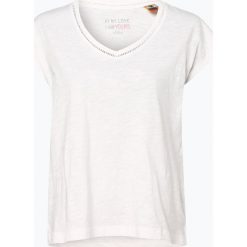 S.Oliver Casual - T-shirt damski, beżowy. Brązowe t-shirty damskie s.Oliver Casual, s, bez wzorów, z dżerseju, casualowe, bez kołnierzyka. Za 39,95 zł.