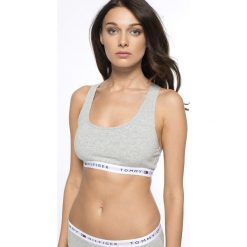 Tommy Hilfiger - Biustonosz. Czarne biustonosze sportowe damskie TOMMY HILFIGER, s, bez wzorów, z bawełny. Za 139,90 zł.