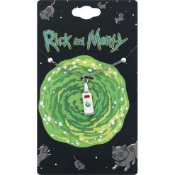 Rick And Morty Portal Gun Naszyjnik wielokolorowy. Szare naszyjniki damskie marki Rick And Morty, metalowe. Za 62,90 zł.