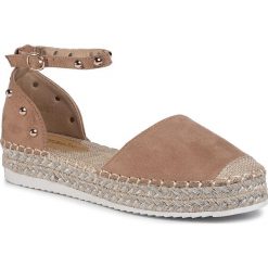Espadryle DEEZEE - WSS899-02 Camel. Pomarańczowe espadryle damskie DeeZee, bez wzorów, ze skóry ekologicznej, bez obcasa. Za 79,99 zł.