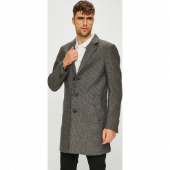 Tom Tailor Denim - Płaszcz. Szare płaszcze na zamek męskie TOM TAILOR DENIM, l, z bawełny, klasyczne. W wyprzedaży za 339,90 zł.