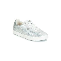 Buty Dziecko Geox J KILWI GIRL. Szare trampki dziewczęce Geox, bez wzorów, bez zapięcia. Za 209,30 zł.