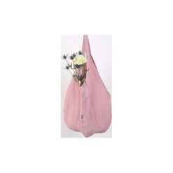 Shopper bag damskie: LINEN BAG – Różowa