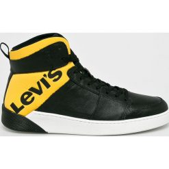 Levi's - Buty. Czarne sneakersy męskie Levi's®, ze skóry, na sznurówki. W wyprzedaży za 399,90 zł.