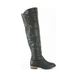 Buty zimowe damskie: Kozaki Muszkieterki za Kolana SEXY Jesień