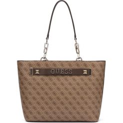 Guess Kerrigan Torebka Brązowy. Pomarańczowe torebki klasyczne damskie Guess, z aplikacjami, z poliesteru, bez dodatków. Za 533,95 zł.