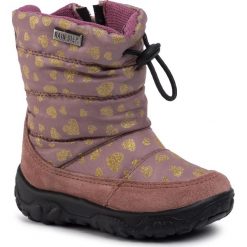 Śniegowce NATURINO - Poznurr 0013001265.14.1M65 M Rosa Antico/Platino. Różowe śniegowce dziewczęce Naturino. Za 379,00 zł.