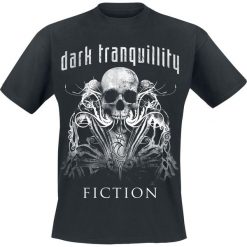 Dark Tranquillity Fiction Skull T-Shirt czarny. Czarne koszulki męskie Dark Tranquillity, l, z nadrukiem, z okrągłym kołnierzem. Za 74,90 zł.