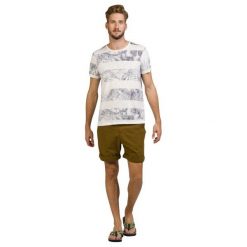 T-shirty męskie: Protest T-Shirt Męski Shed S Kremowy