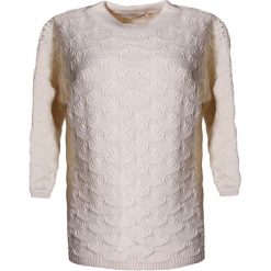 Sweter w kolorze beżowym. Brązowe swetry damskie Stefanel, s, z wełny. W wyprzedaży za 299,95 zł.