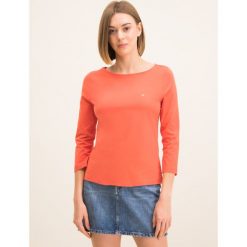 Bluzka Calvin Klein K20K201511. Pomarańczowe bluzki damskie Calvin Klein, m, bez wzorów, z bawełny, bez kołnierzyka, bez rękawów. W wyprzedaży za 139,00 zł.
