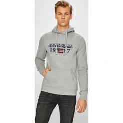 Napapijri - Bluza. Szare bluzy męskie Napapijri, m, z nadrukiem, z bawełny, z kapturem, bez rękawów, z kapturem. W wyprzedaży za 299,90 zł.