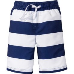 Krótkie spodenki bonprix kobaltowo-biały w paski. Niebieskie spodenki chłopięce marki bonprix, na lato, w paski. Za 19,99 zł.