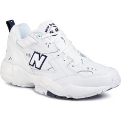 Buty NEW BALANCE - MX608WT Biały. Białe półbuty damskie New Balance, bez wzorów, ze skóry ekologicznej, bez obcasa, bez zapięcia. W wyprzedaży za 239,00 zł.