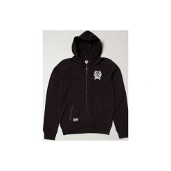 Bluza BLB BADGE FULL ZIP Black. Czarne bluzy męskie Crankk, xl, z aplikacjami, z bawełny, z kapturem. Za 249,00 zł.