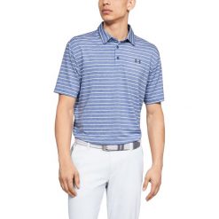 Under Armour Playoff 2.0 Polo Koszulka Niebieski. Niebieskie podkoszulki męskie Under Armour, l, w paski, z elastanu, bez rękawów. Za 309,95 zł.