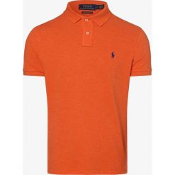 Polo Ralph Lauren - Męska koszulka polo – Custom Slim Fit, zielony. Zielone koszulki męskie Polo Ralph Lauren, m, bez wzorów, z bawełny, klasyczne, bez rękawów. Za 449,95 zł.