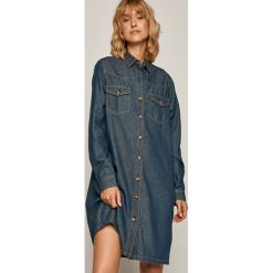 Medicine - Sukienka Boho Breeze. Niebieskie sukienki damskie MEDICINE, na co dzień, s, bez wzorów, z bawełny, casualowe, bez kołnierzyka, z długim rękawem, długie, mini, rozkloszowane. W wyprzedaży za 89,90 zł.