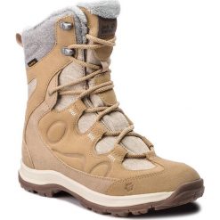 Śniegowce JACK WOLFSKIN - Thunder Bay Texapore High W 4020521 Sandstone. Brązowe buty zimowe damskie Jack Wolfskin, z materiału. Za 639,99 zł.