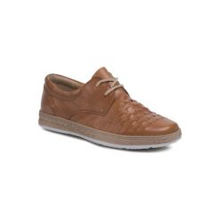 Lasocki WI16-2202-01 Camel. Brązowe półbuty damskie Lasocki, bez wzorów, ze skóry, bez obcasa, bez zapięcia. Za 159,99 zł.