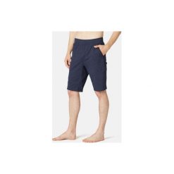 Spodenki Gym & Pilates 520 Slim męskie. Niebieskie spodenki i szorty męskie DOMYOS, s, bez wzorów, z bawełny. Za 64,99 zł.
