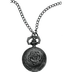 Mysterium® Black Rose Pocket Watch Zegarek - Naszyjnik czarny. Czarne zegarki damskie marki Mysterium®. Za 62,90 zł.