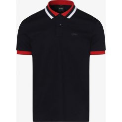 BOSS - Męska koszulka polo – Phillipson 67, niebieski. Niebieskie koszulki męskie Boss, xxl, w paski, eleganckie, polo, bez rękawów. Za 399,95 zł.