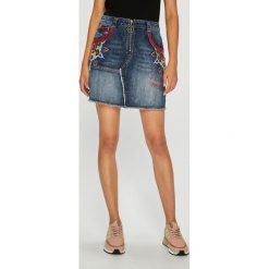 Desigual - Spódnica. Szare minispódniczki Desigual. Za 349,90 zł.