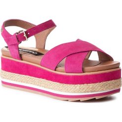 Espadryle GIOSEPPO - Luga 48565 Pink. Różowe espadryle damskie Gioseppo, bez wzorów, ze skóry, bez obcasa, na obcasie. W wyprzedaży za 199,00 zł.