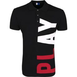 Koszulka Polo ICE PLAY. Niebieskie koszulki męskie xl, z napisami, z bawełny, bez rękawów. Za 179,00 zł.