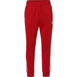 Adidas Originals - Spodnie dresowe męskie, czerwony. Czerwone spodnie męskie adidas Originals, xl, w paski, z dresówki, sportowe. Za 329,95 zł.