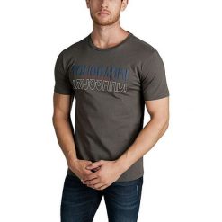 Trussardi Koszulka męska Jersey Regular Fit 52T00277 -E295 Meteoryt (rozmiar M). Koszulki męskie Trussardi, m, bez wzorów, z bawełny, bez kołnierzyka, bez rękawów. W wyprzedaży za 178,00 zł.