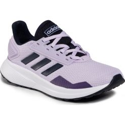 Buty adidas - Duramo 9 EG2939 Prptnt/Legink/Ftwwht. Fioletowe buty sportowe damskie Adidas, bez wzorów, z tworzywa sztucznego, sportowe, do biegania. W wyprzedaży za 169,00 zł.
