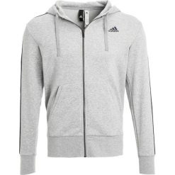 Bluzy męskie: adidas Performance Bluza rozpinana mottled grey heather/collegiate navy