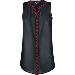 Rock Rebel by EMP Death Blooms Koszula damska czarny. Czarne koszule body marki Rock Rebel by EMP, l, z aplikacjami, rockowe, z dekoltem na plecach. Za 99,90 zł.