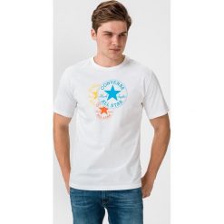 Converse Triple Chuck Patch Koszulka Biały. Białe podkoszulki męskie Converse, xl, z nadrukiem, z bawełny, z krótkim rękawem. Za 119,95 zł.