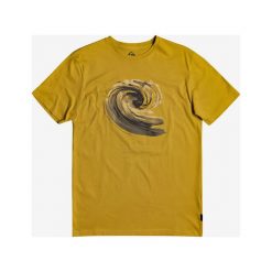 Quiksilver Waterman Still Waters Koszulka Żółty. Żółte podkoszulki męskie Quiksilver, m, z nadrukiem, z bawełny, z krótkim rękawem. Za 157,95 zł.