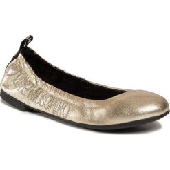Baleriny LOVE MOSCHINO - JA11030G1AIB0900 Platino. Żółte baleriny damskie Love Moschino, bez wzorów, ze skóry, klasyczne, bez obcasa. Za 729,00 zł.