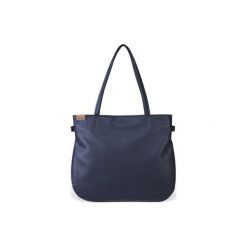 Pacco bag granatowa torebka z dodakowym długim paskiem. Niebieskie torebki klasyczne damskie Hairoo, w paski, eleganckie. Za 190,00 zł.