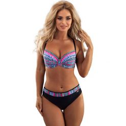 : Bikini w kolorze czarnym ze wzorem